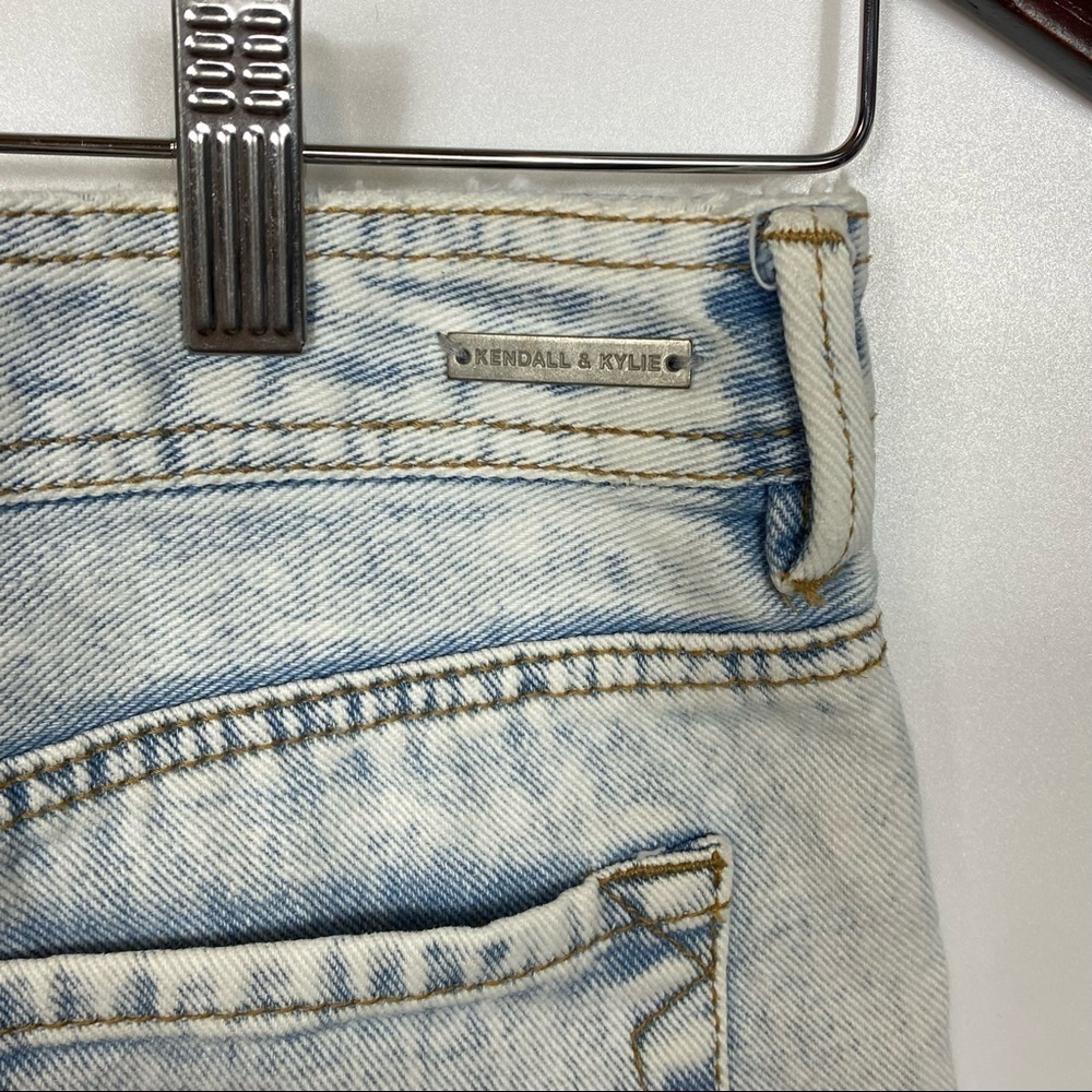 Kendall and Kylie High Rise Cut Off Shorts - Picture 4 of 6